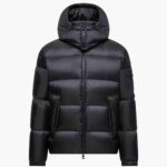 Geaca Moncler Couyere Hooded Short Down Black