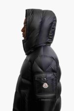 Geaca Moncler Couyere Hooded Short Down Black - imagine 2