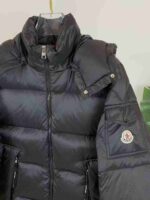 Geaca Moncler Couyere Hooded Short Down Black - imagine 9