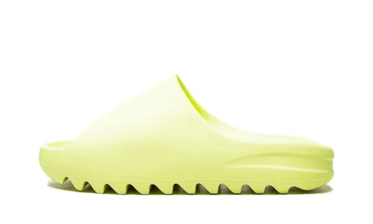 smart sneakers yeezy slide glow green smart sneakers