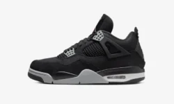 air jordan 4 retro black canvas smart sneakers 1