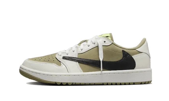 smart sneakers air jordan 1 low golf travis scott neutral olive smart sneakers 1