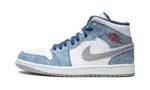smart sneakers air jordan 1 mid french blue smart sneakers 3