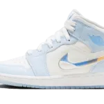 smart sneakers air jordan 1 mid glitter swoosh smart sneakers 5