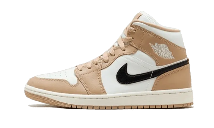 smart sneakers air jordan 1 mid tan black smart sneakers 3
