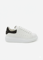 Alexander McQueen Oversized Sneaker – White/ Black Crystals